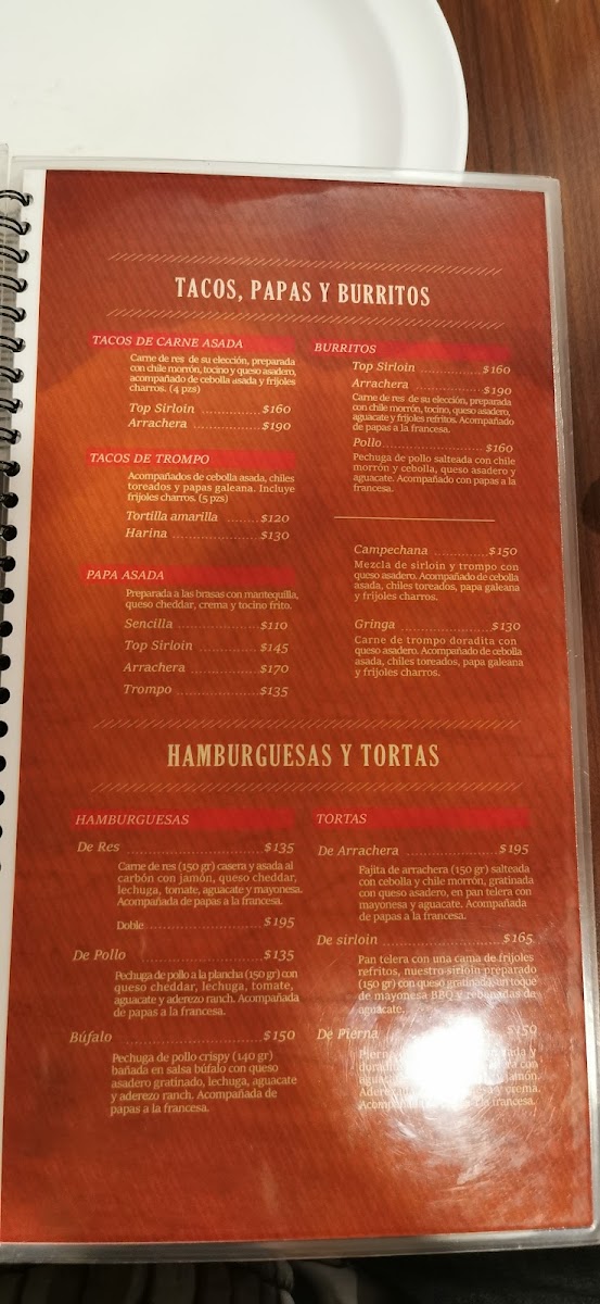 Davila's House Menu - Image 1