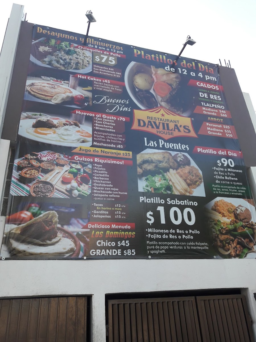 Davila's House Menu - Image 3
